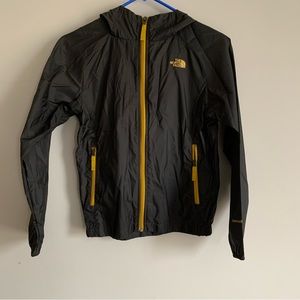 Kids north face windbreaker jacket hooded 10/12 M